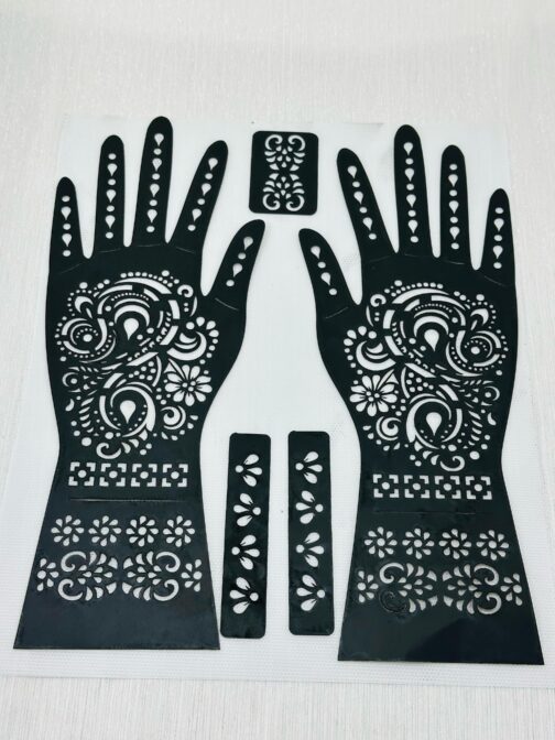 Full Hand Mehndi Stickers - Image 11