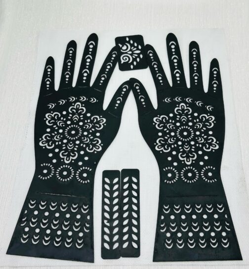 Full Hand Mehndi Stickers - Image 12