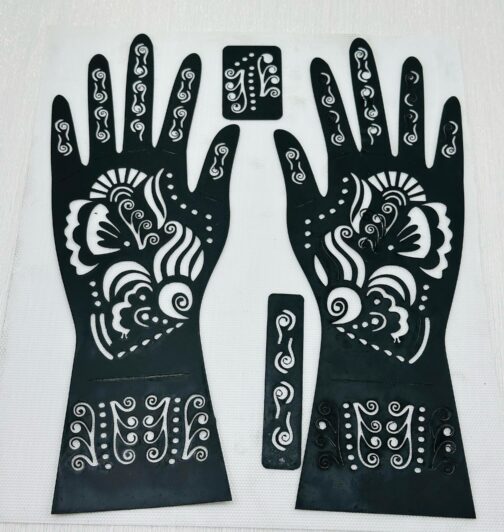 Full Hand Mehndi Stickers - Image 3