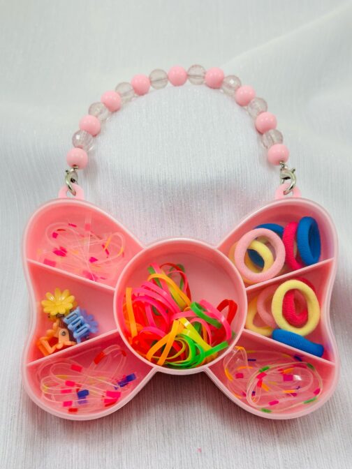 Adorable  Mini Girls hair Accessories Set & Storage Box