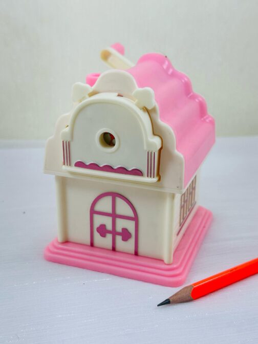 House Rotatory Sharpener, Table Sharpener Machine with Adjustable Gear, Cartoon Pencil Cutter For School, Stationary Gift for Kids - Image 3