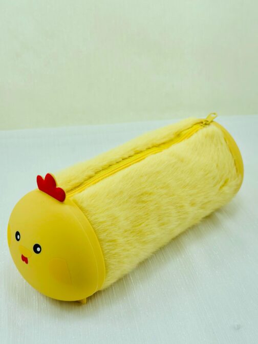Cute Silicone Pencil Case for Kids - Zipper Pouch & Multi-Use Geometry Box, Soft & Flexible Stationery Organizer - Image 3